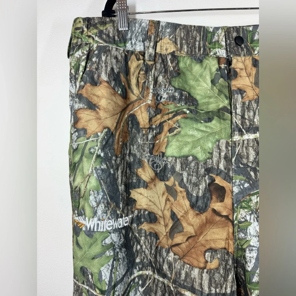 NWT Mossy Oak Whitewater Rainblocker Men's‎ Camouflage Pants Size 2XL